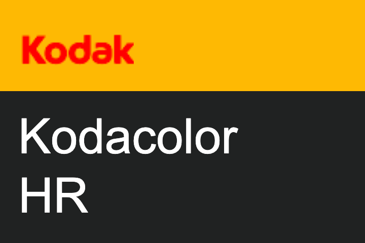 Kodak Kodacolor HR